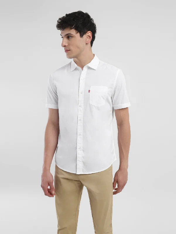 Men's Moisture-Wicking Shirts for All-Day ComfortMen's Solid Slim Fit Shirt
