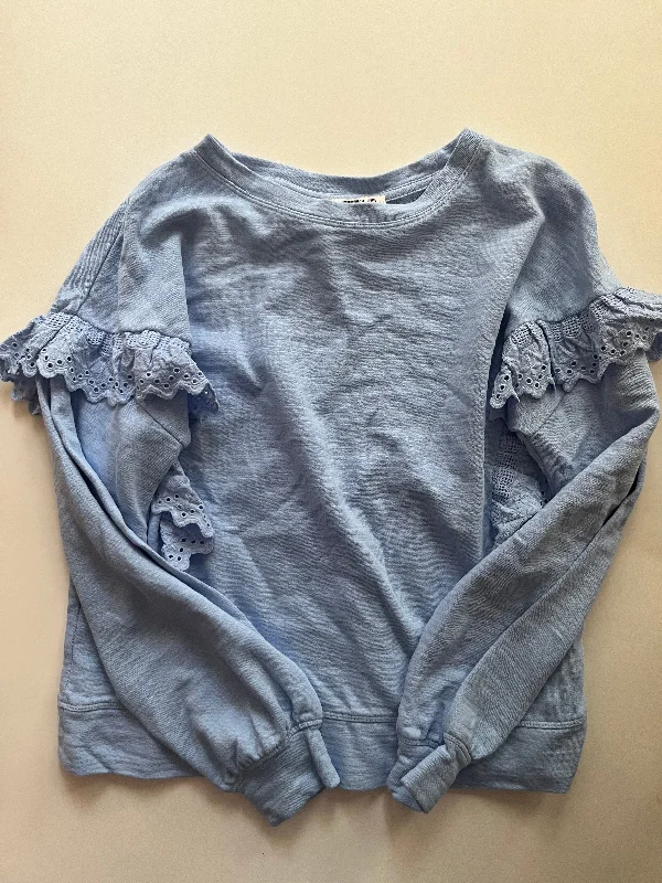Men's Hoodies for SkiingLight Blue Sweatshirt Crewneck Crown And Ivy, Size S