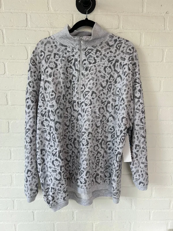 Comfortable Men's Fleece HoodiesSweatshirt Crewneck By Aerie In Animal Print, Size: L Comfortable Men's Fleece HoodiesSweatshirt Crewneck By Aerie In Animal Print, Size: L