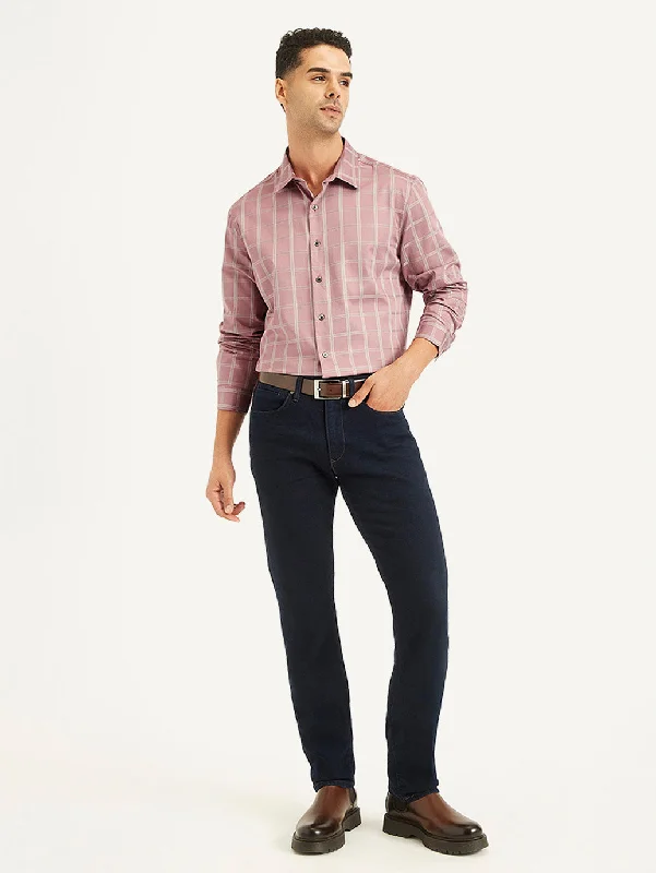 Men's Organic Cotton Shirts for Eco-ConsciousnessMen's Checkered Spread Collar Shirt