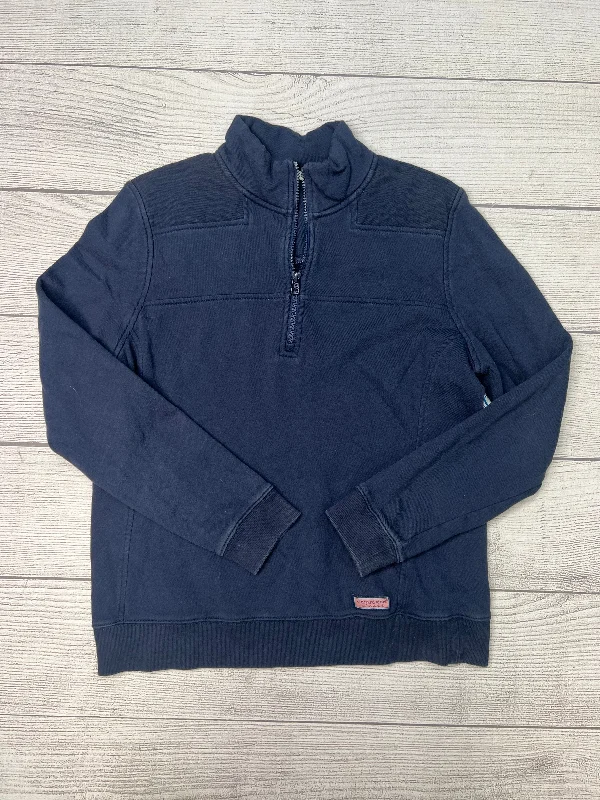 Men's Hoodies with Faux Fur TrimSweatshirt Crewneck By Vineyard Vines In Navy, Size: L Men's Hoodies with Faux Fur TrimSweatshirt Crewneck By Vineyard Vines In Navy, Size: L