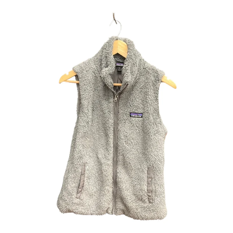 Men's Coats with Quick-Dry FabricVest Faux Fur & Sherpa By Patagonia In Grey, Size: M Men's Coats with Quick-Dry FabricVest Faux Fur & Sherpa By Patagonia In Grey, Size: M