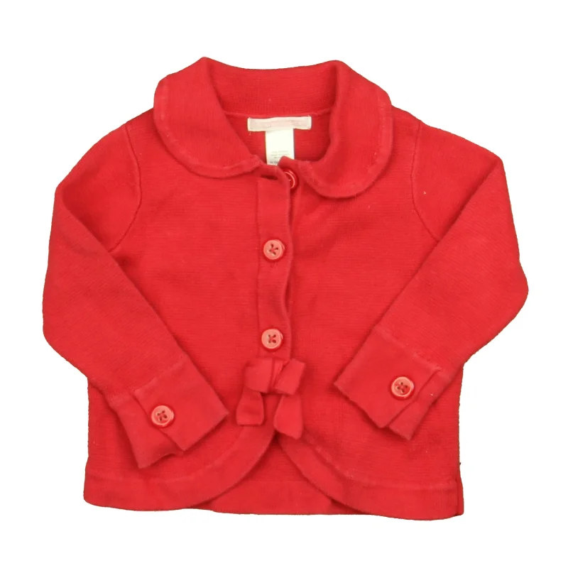 Men's Sweaters with Belt AttachmentsJanie and Jack Girls Red Cardigan