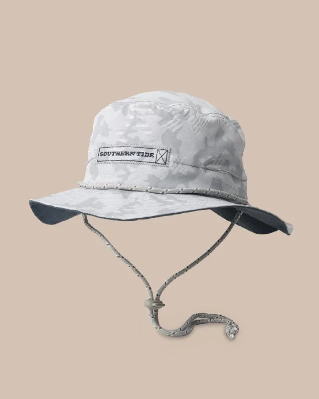 Bright Straw HatsWaterway Camo Print Performance Sun Hat - Grey