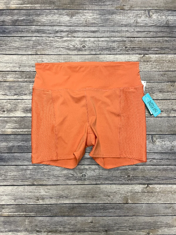 Easy-Care Men's Machine-Washable ShortsAthletic Shorts By Mta Pro In Orange, Size: 1x