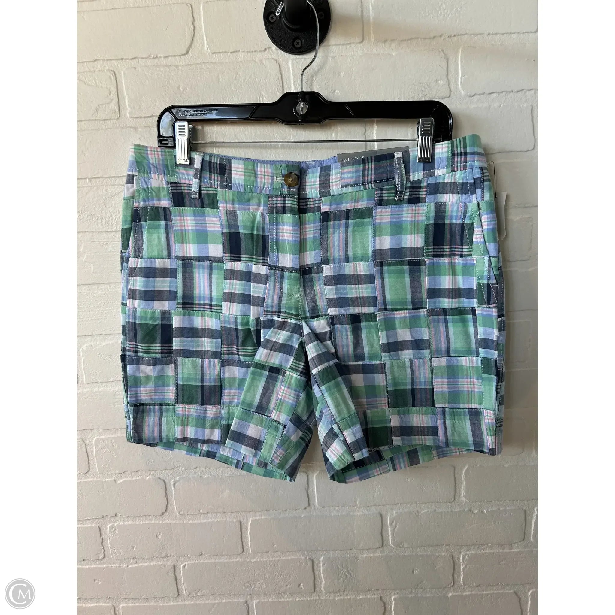 Easy-to-Wear Men's Machine-Washable Casual ShortsShorts By Talbots In Blue & Green, Size: 10p Easy-to-Wear Men's Machine-Washable Casual ShortsShorts By Talbots In Blue & Green, Size: 10p