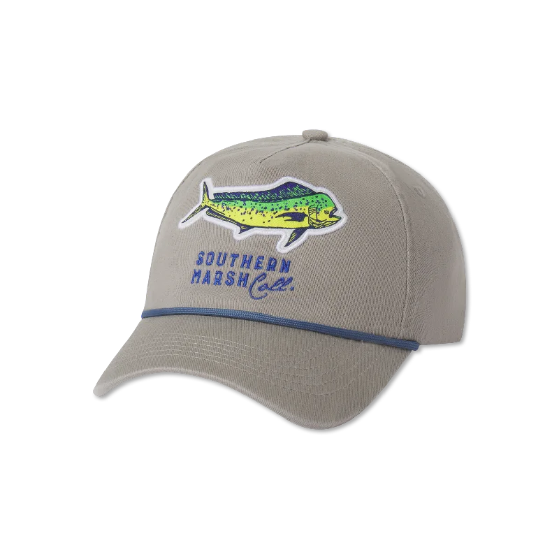 Adjustable Baseball Caps for KidsEnsenada Rope Hat - Mahi Mahi Patch
