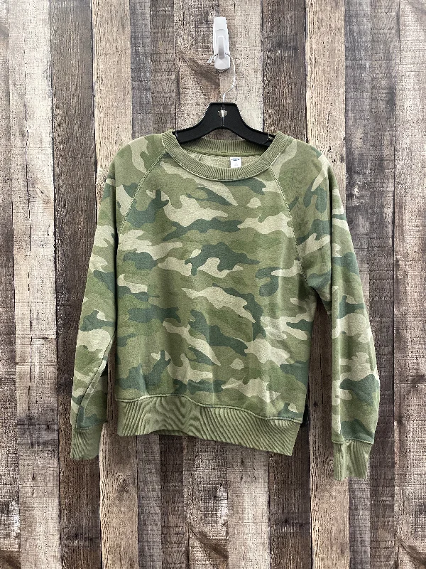 Men's Hoodies with Pass-Through PocketsSweatshirt Crewneck By Old Navy In Camouflage Print, Size: S Men's Hoodies with Pass-Through PocketsSweatshirt Crewneck By Old Navy In Camouflage Print, Size: S