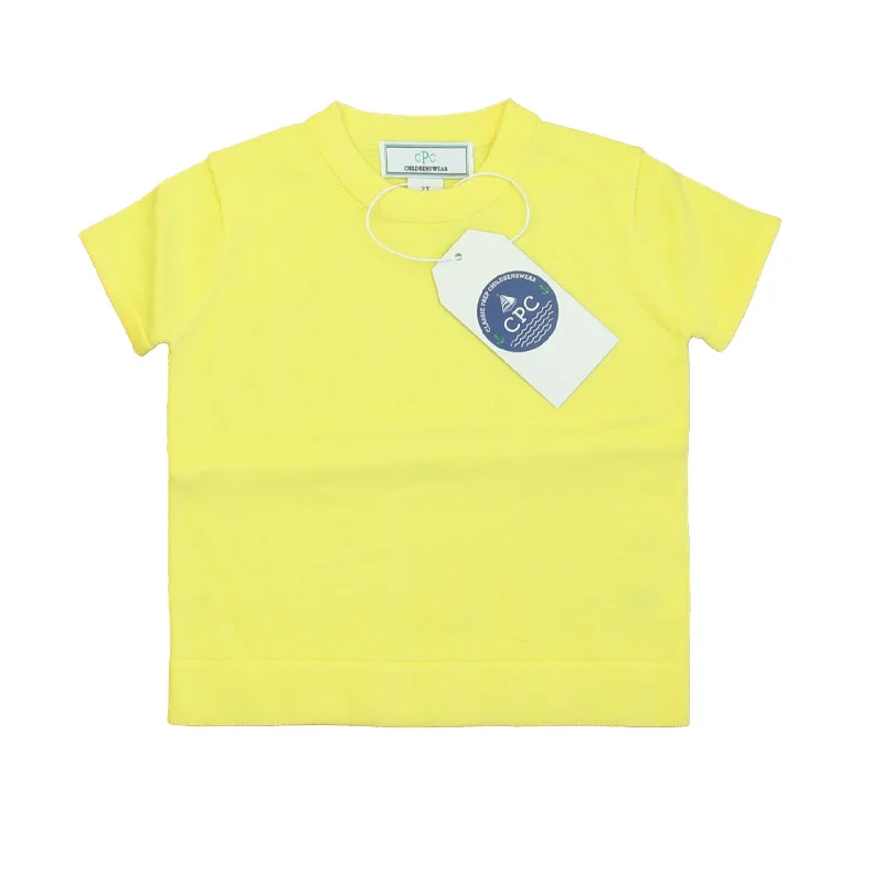 Men's Sweaters with Short SleevesClassic Prep Girls Limelight Yellow Sweater