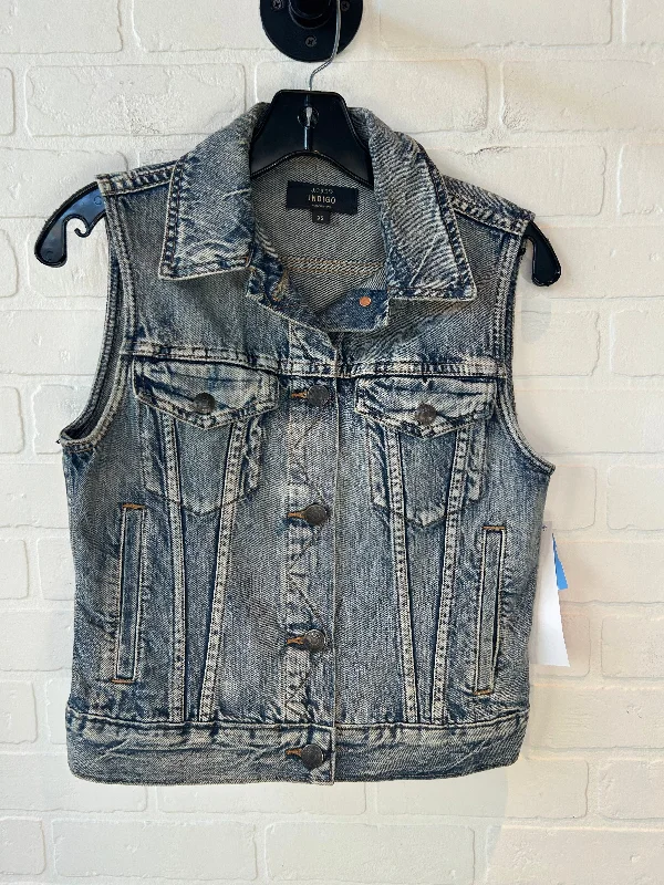 Men's Coats for City WearVest Other By J. Crew In Blue Denim, Size: Xs