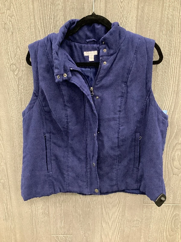 Men's Coats for Winter SportsVest Other By Relativity In Blue, Size: 2x