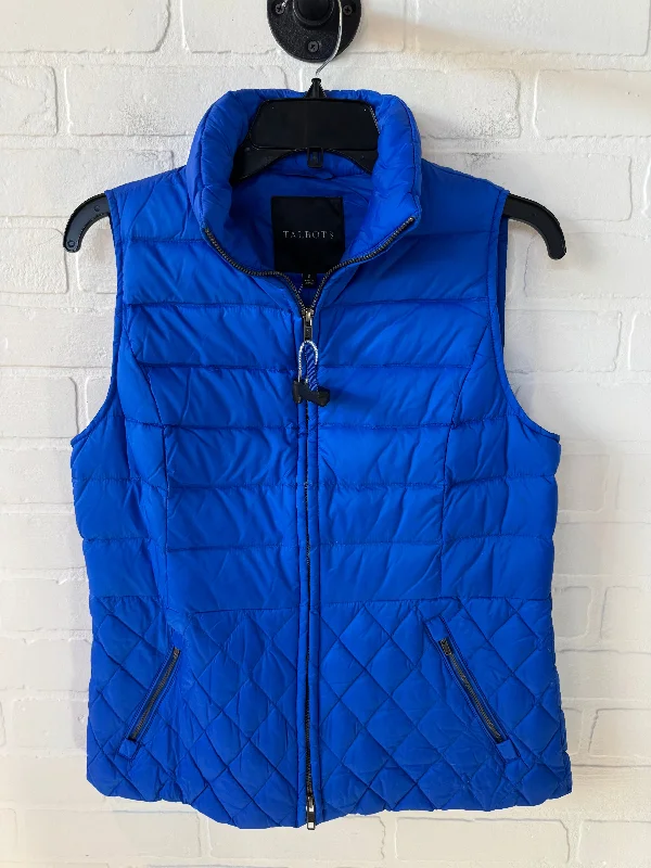 Men's Coats for AutumnVest Puffer & Quilted By Talbots In Blue, Size: S