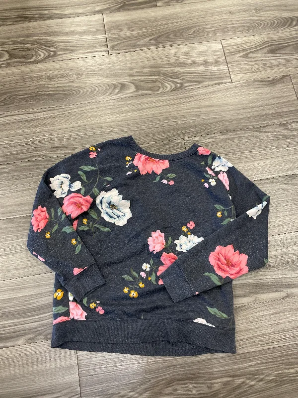Affordable Men's HoodiesSweatshirt Crewneck By Old Navy In Floral Print, Size: L