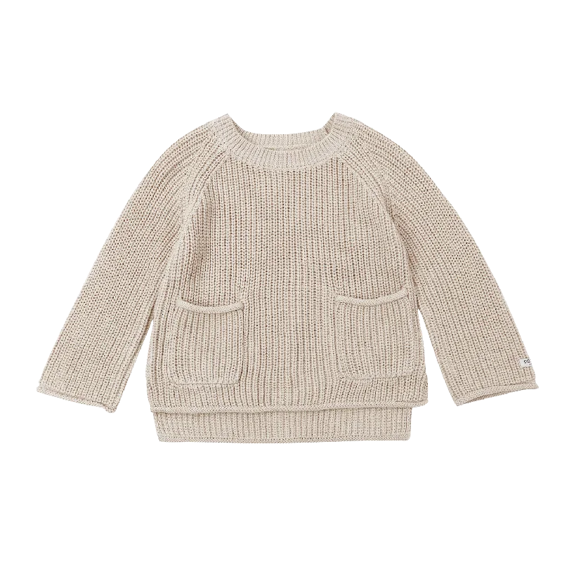 Men's Sweaters with Fold-Over CuffsStella Sweater | Soft Sand