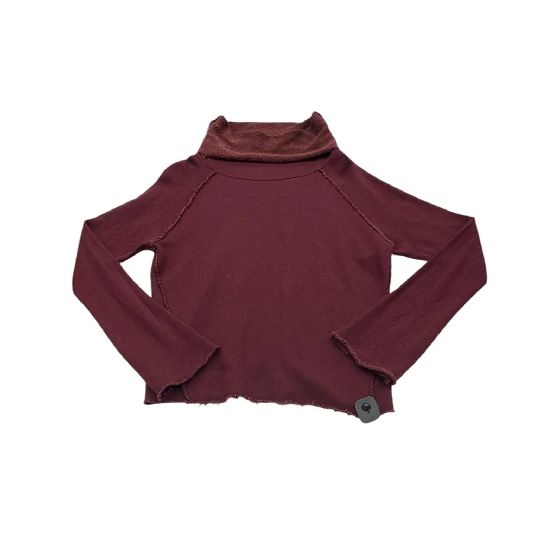 Men's Hoodies for Skinny MenSweatshirt Crewneck By Alala In Maroon, Size: Xs