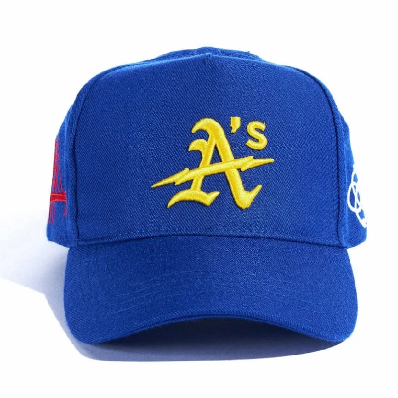 Gentlemen's Fedora HatsReference Oakland Hat (Royal/Yellow)