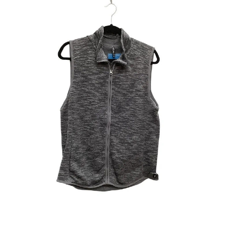 Men's Coats with Adjustable HemsVest Other By Clothes Mentor In Grey, Size: L
