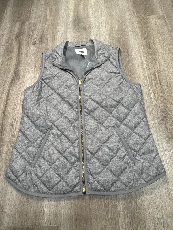 Men's Coats with Convertible CollarsVest Puffer & Quilted By Old Navy In Grey, Size: M Men's Coats with Convertible CollarsVest Puffer & Quilted By Old Navy In Grey, Size: M