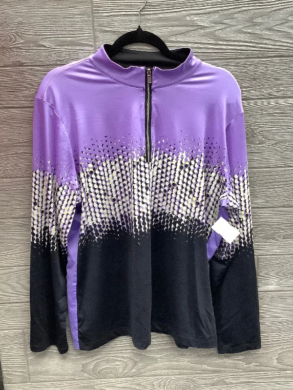 Stylish Men's Designer HoodiesAthletic Sweatshirt Collar By Clothes Mentor In Black & Purple, Size: Xxl Stylish Men's Designer HoodiesAthletic Sweatshirt Collar By Clothes Mentor In Black & Purple, Size: Xxl