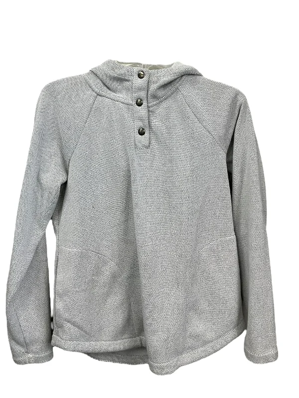 Men's Hoodies with Reflective StripesBlack & White Sweatshirt Hoodie Kyodan, Size S