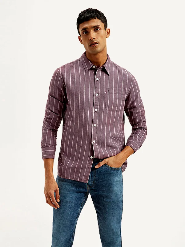 Men's Tailored Shirts for a Sharp AppearanceMen's Striped Slim Fit Shirt
