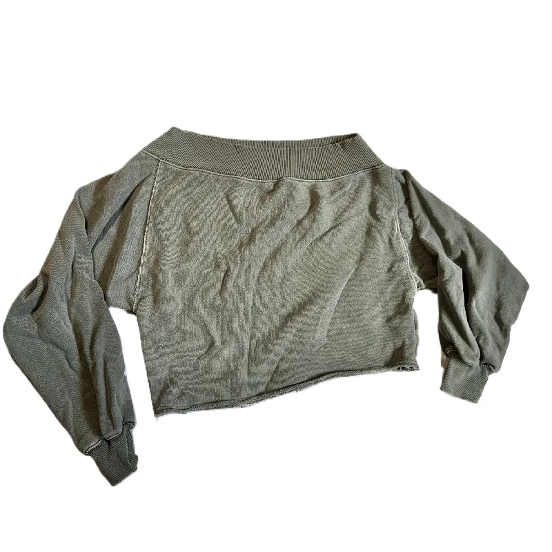 Men's Hoodies with Appliqué DetailsGrey Sweatshirt Crewneck By We The Free, Size: S