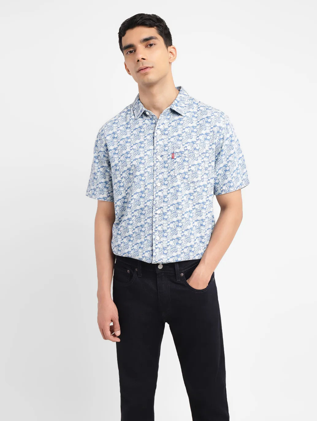 Men's Essential Dress Shirts for Everyday WearMen's Floral Print Slim Fit Shirt