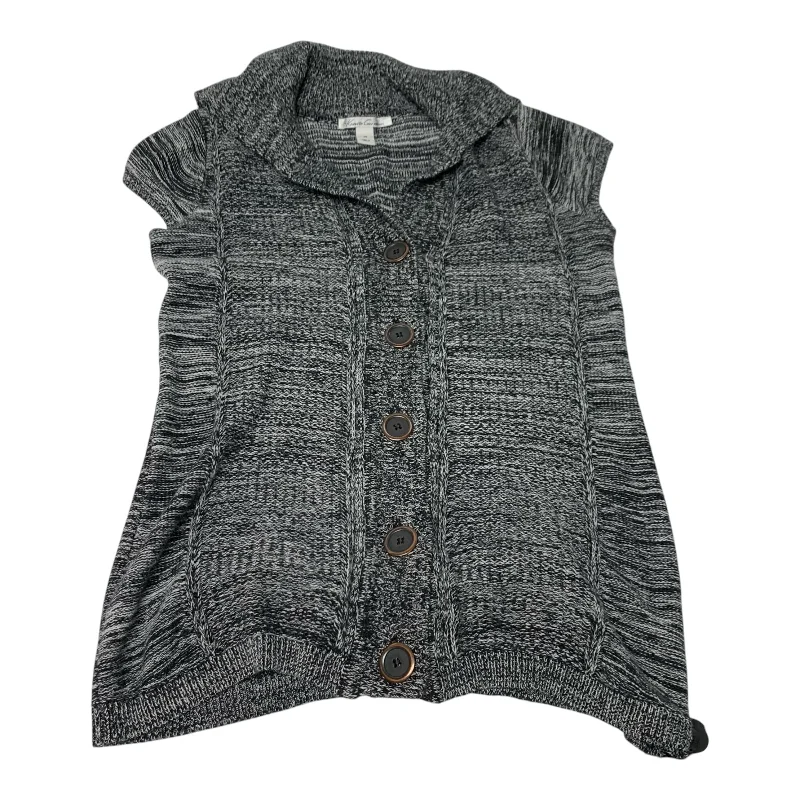Men's Coats with Hand WarmersVest Sweater By Kenneth Cole In Grey, Size: Xs