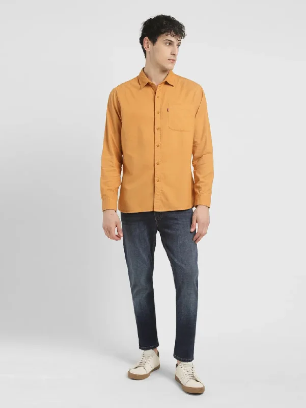 Men's Cowboy Shirts for Western StyleMen's Solid Slim Fit Shirt