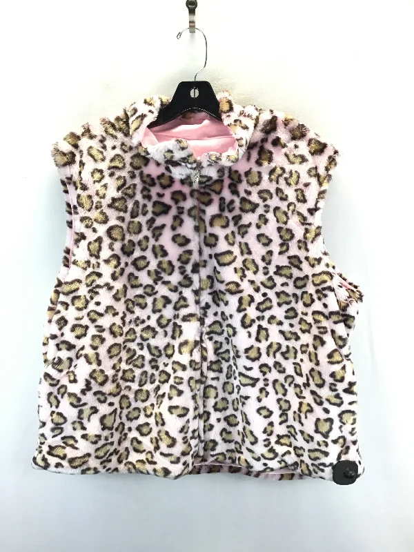 Men's Coats with Stretch FabricVest Puffer & Quilted By Clothes Mentor In Leopard Print, Size: 2x Men's Coats with Stretch FabricVest Puffer & Quilted By Clothes Mentor In Leopard Print, Size: 2x