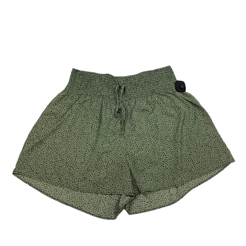 Sporty Men's Running ShortsGreen Shorts Shein, Size 2x