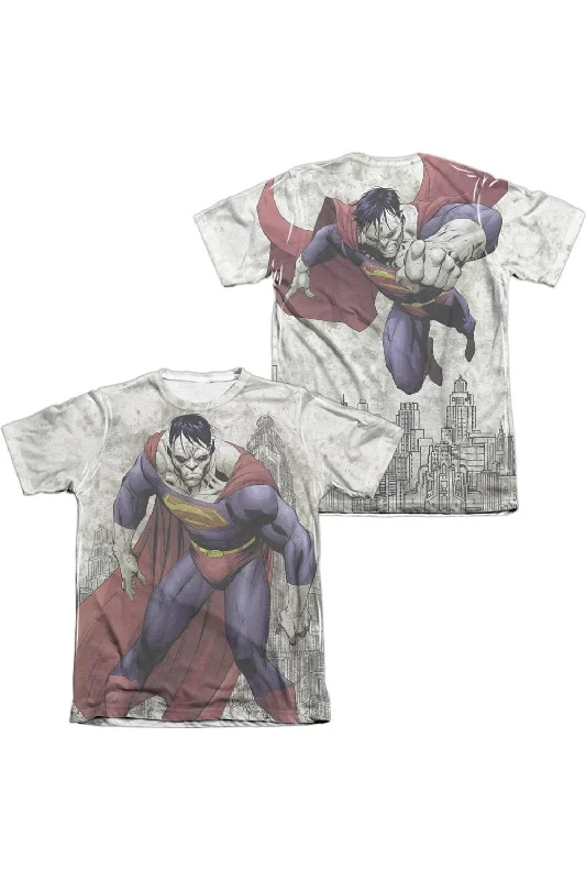 Men's Shirts with Chest PocketsSuperman Bizarro Sub (Front/Back Print) Adult Poly/Cotton Short Sleeve Tee / T-Shirt