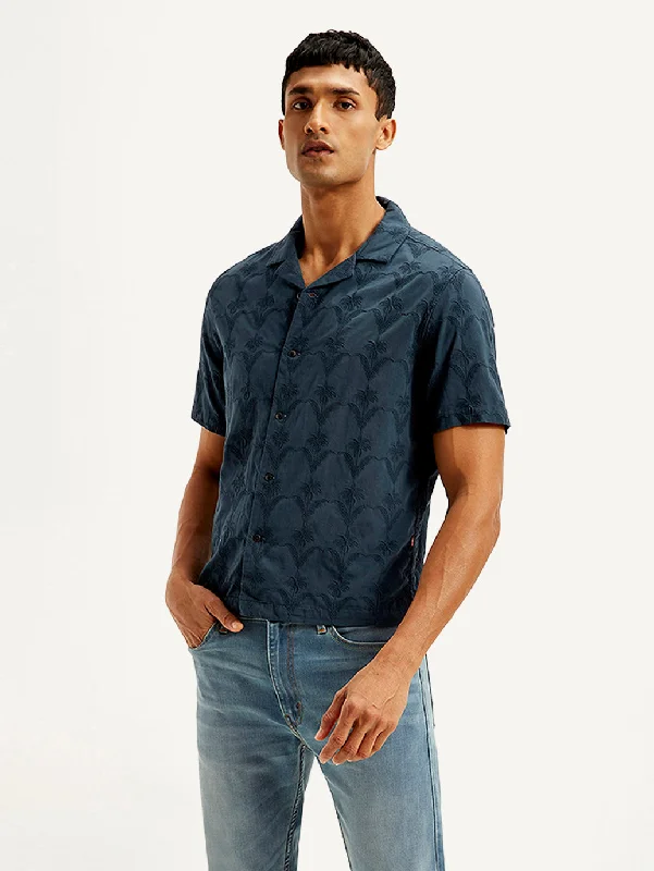 Men's Long-Sleeve Shirts for Year-Round WearMen's Embroidered Relaxed Fit Shirt
