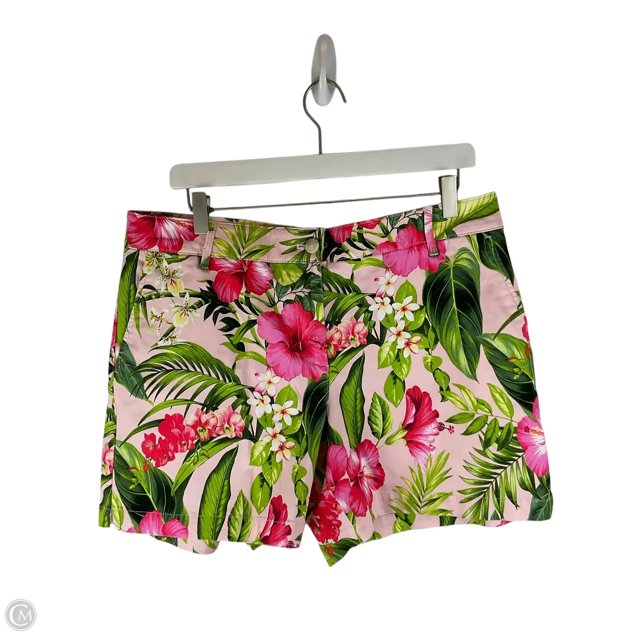 Work-Appropriate Men's Cargo and Utility ShortsShorts By Tommy Bahama In Floral Print, Size: 14 Work-Appropriate Men's Cargo and Utility ShortsShorts By Tommy Bahama In Floral Print, Size: 14