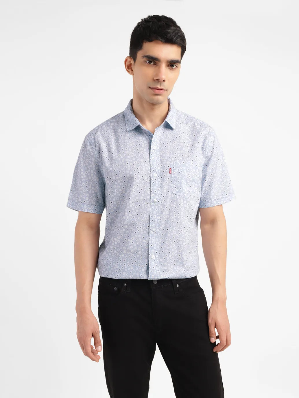 Men's Travel Shirts for Easy PackingMen's All Over Print Slim Fit Shirt