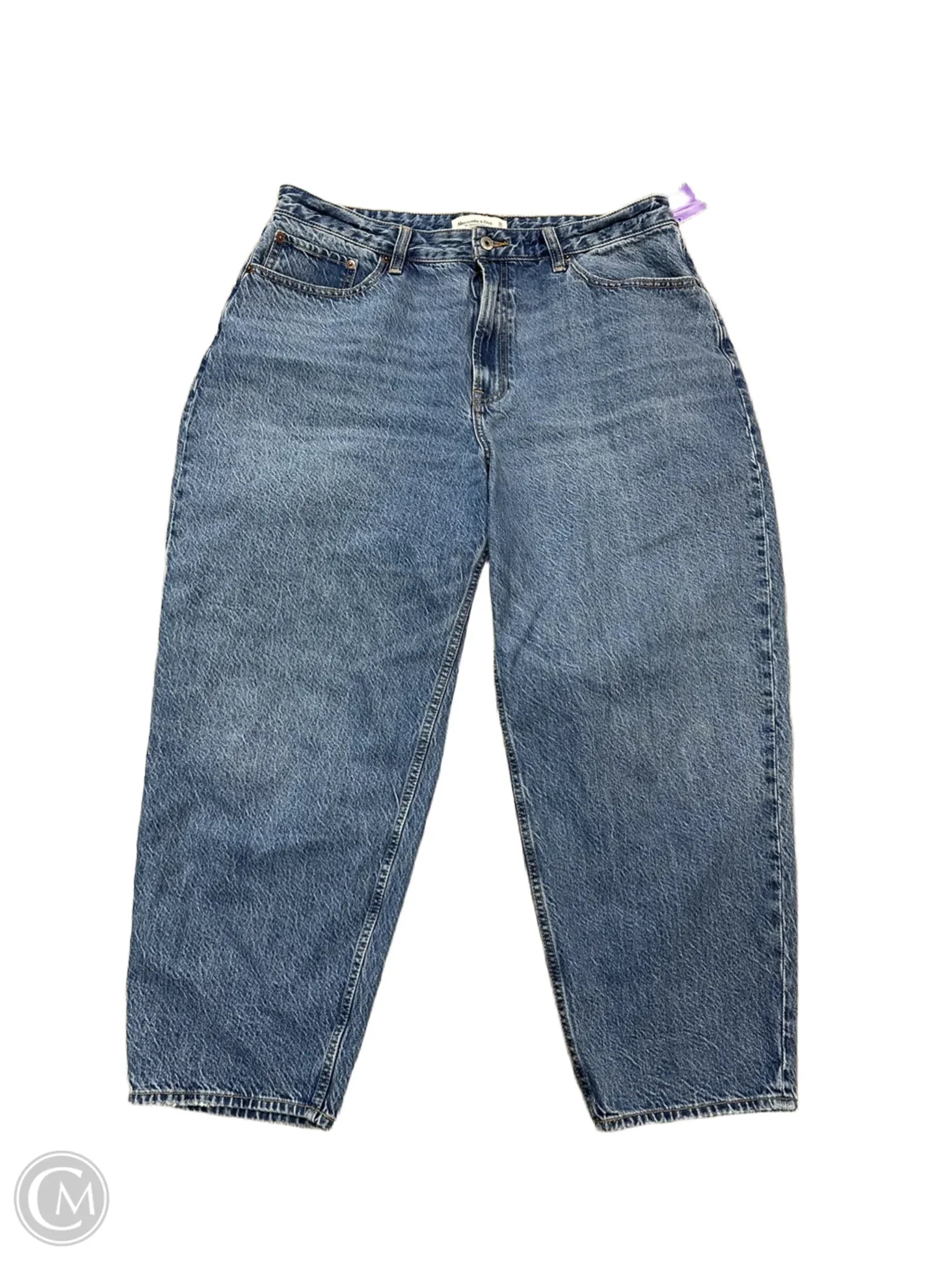Workwear Men's JeansJeans Straight By Abercrombie And Fitch In Blue Denim, Size: 14S