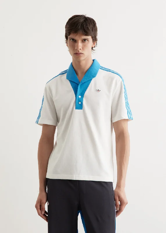 Men's Shirts with Logo Embossmentsx CLOT by Edison Chen Pique Polo
