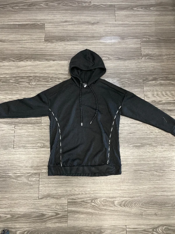 Men's Hoodies with Modern CutsBlack Sweatshirt Hoodie Bebe, Size Xl