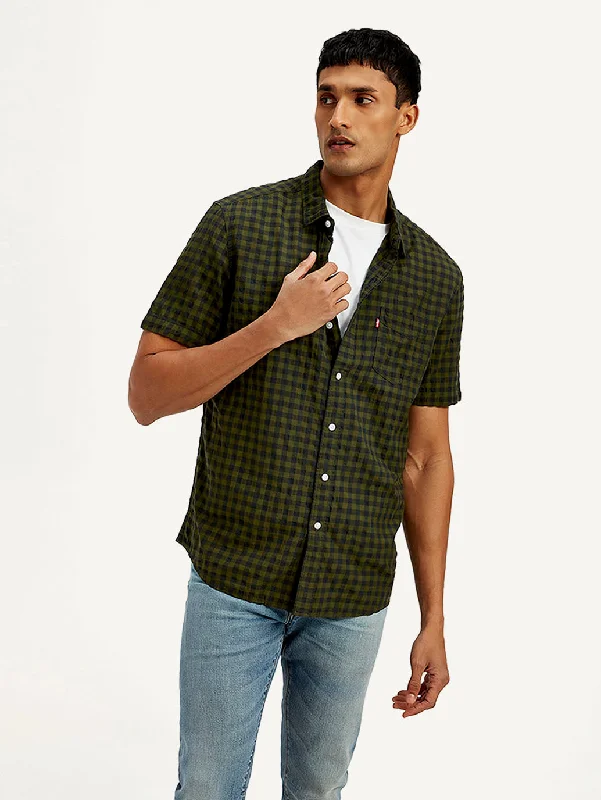 Men's Smart Casual Shirts for Business Casual SettingsMen's Checkered Slim Fit Shirt Men's Smart Casual Shirts for Business Casual SettingsMen's Checkered Slim Fit Shirt