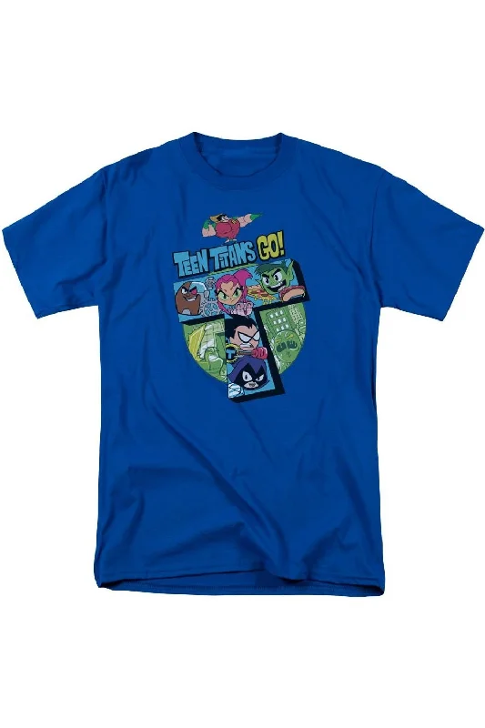 Men's Shirts with Abstract DesignsTeen Titans Go T Short Sleeve Adult Tee / T-Shirt