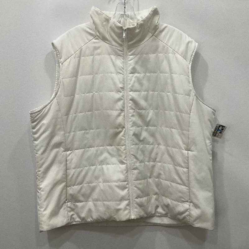 Best Men's Leather CoatsVest Other By Clothes Mentor In White, Size: 1x
