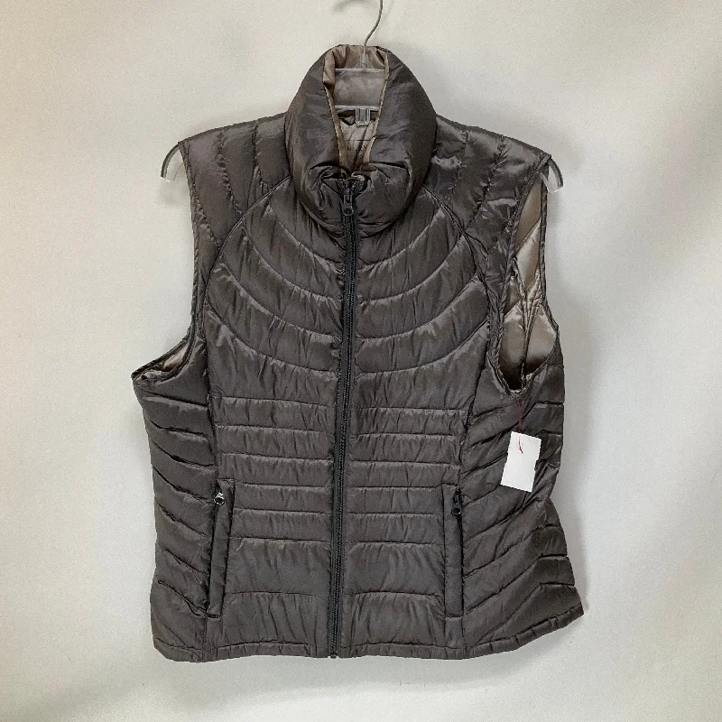 Men's Coats Made in ItalyVest Puffer & Quilted By Bernardo In Silver, Size: L