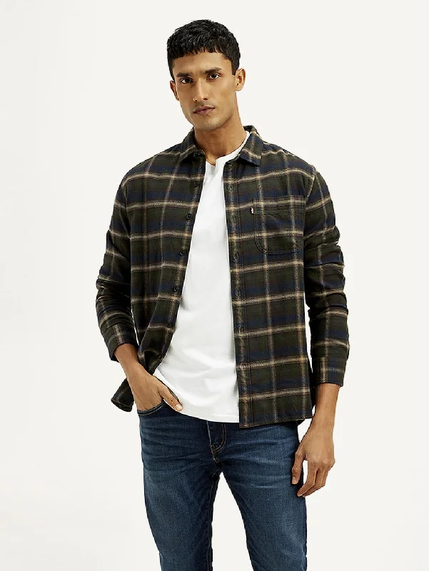 Men's Custom-Fit Shirts for a Personalized LookMen's Checkered Relaxed Fit Shirt