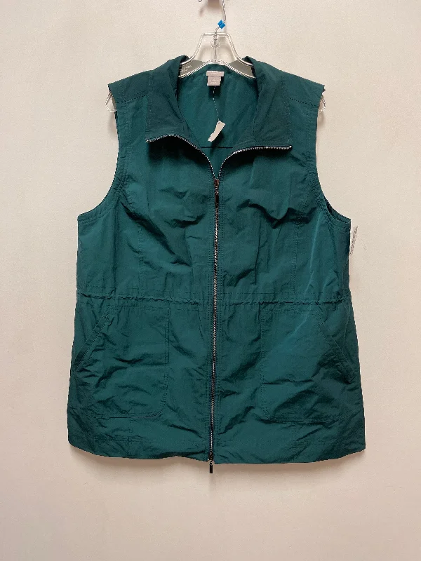 Modern Men's Field JacketsVest Other By Chicos In Green, Size: Xl