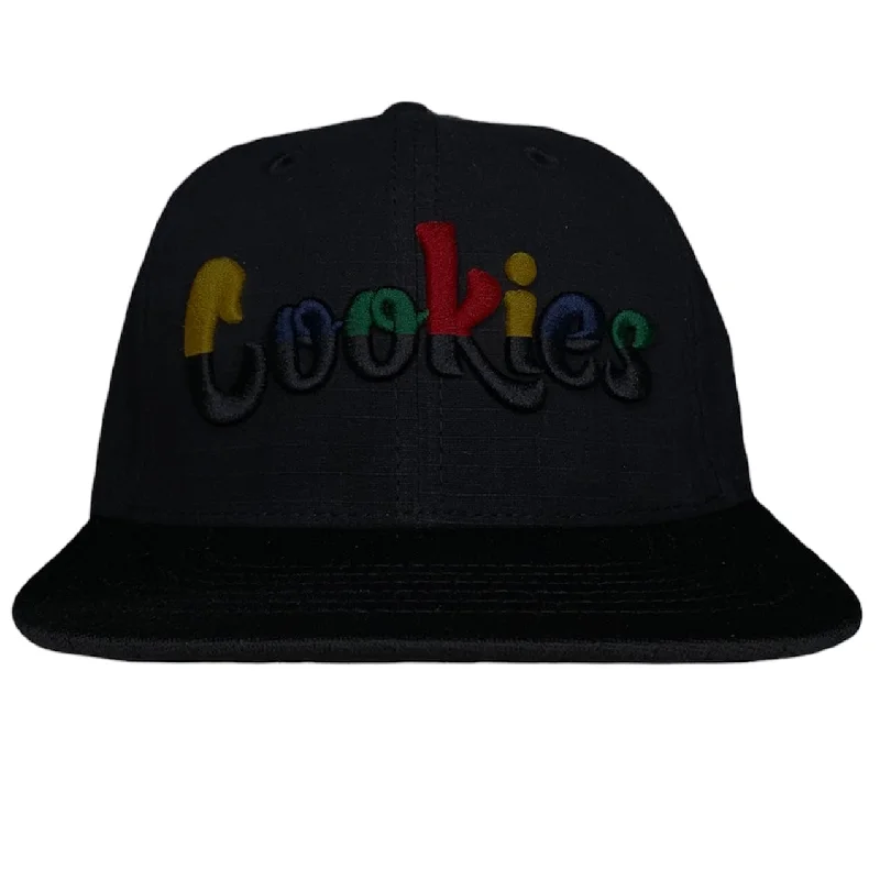 Summer Straw HatsCookies Catamaran Twill Snapback Cap (Black) 1559X6310