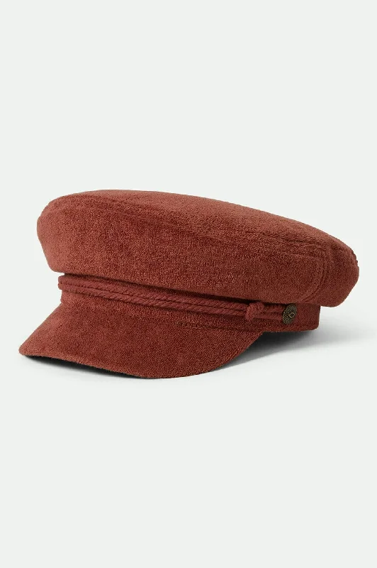 Boys' Baseball CapsFiddler Fisherman Cap - Burnt Brick Terry Cloth