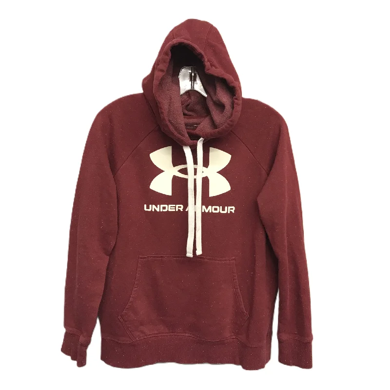 Men's Hoodies with Adjustable SleevesRed Sweatshirt Hoodie By Under Armour, Size: S