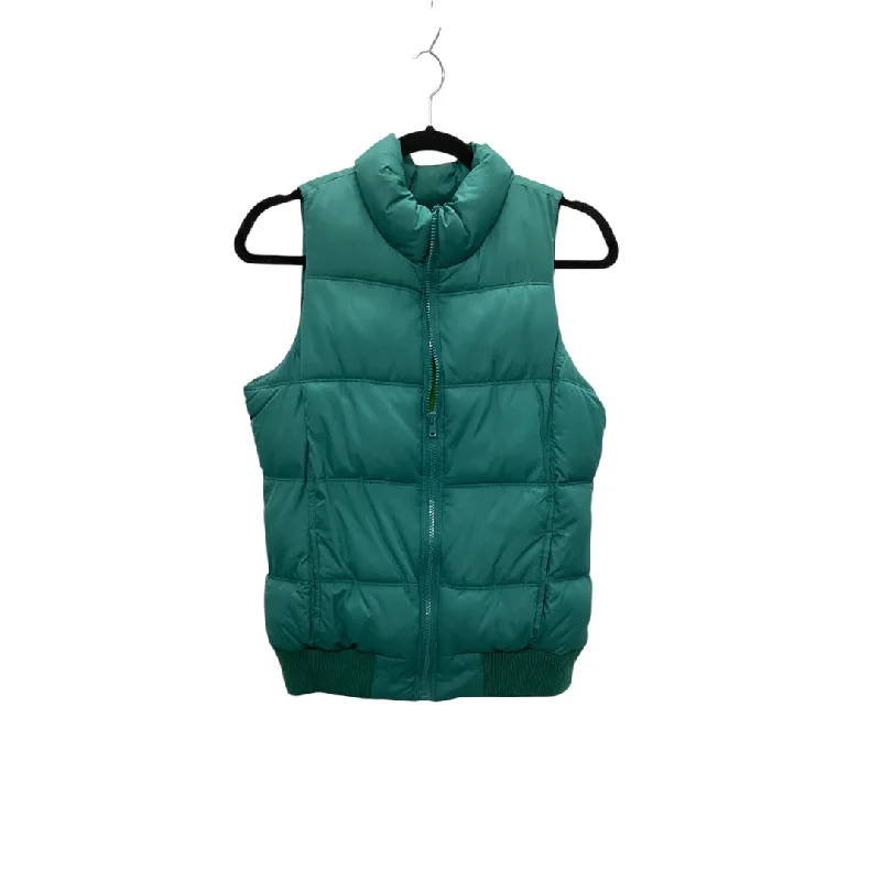Men's Coats with Velcro ClosuresVest Puffer & Quilted By Old Navy In Green, Size: S