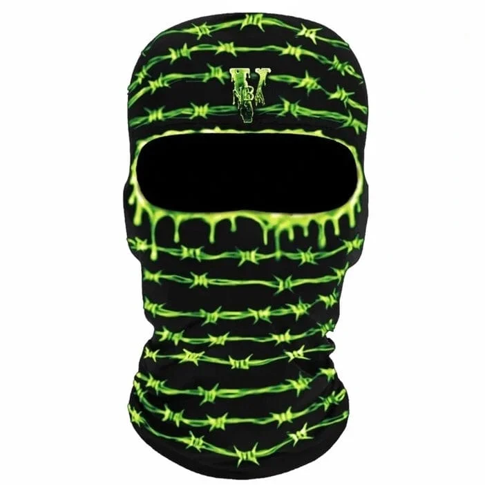Protective Hard HatsNever Broke Again X Vlone Slime Ski Mask (Black)