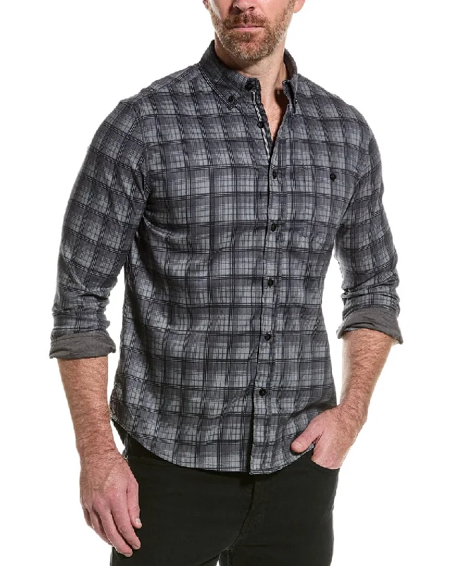 Men's Geometric Print Shirts for a Modern TwistReport Collection Woven Shirt